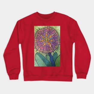 Trippy flower from light-years away Crewneck Sweatshirt